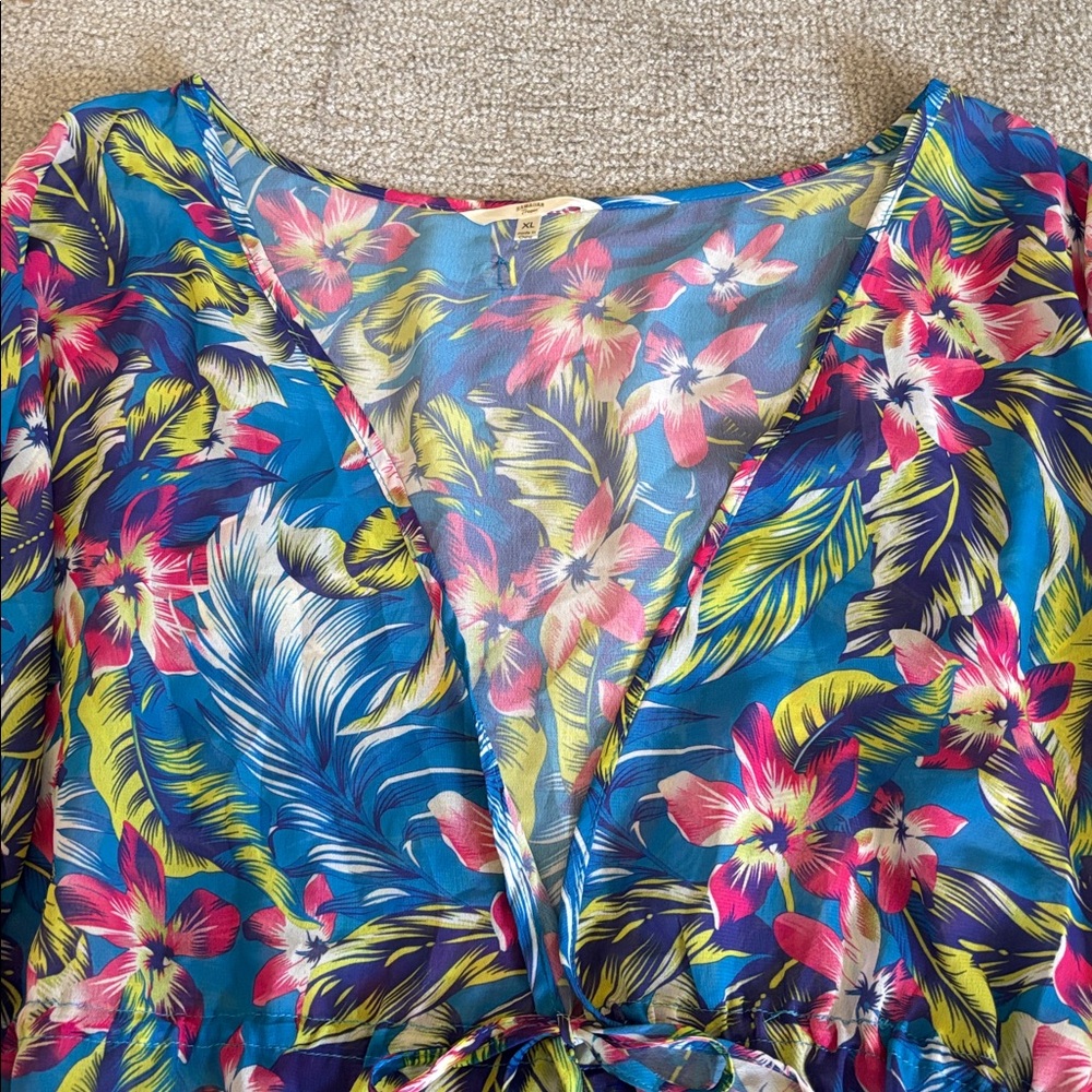 Hawaiian Tropic Swimsuit Coverup - Size XL - Picture 6 of 8